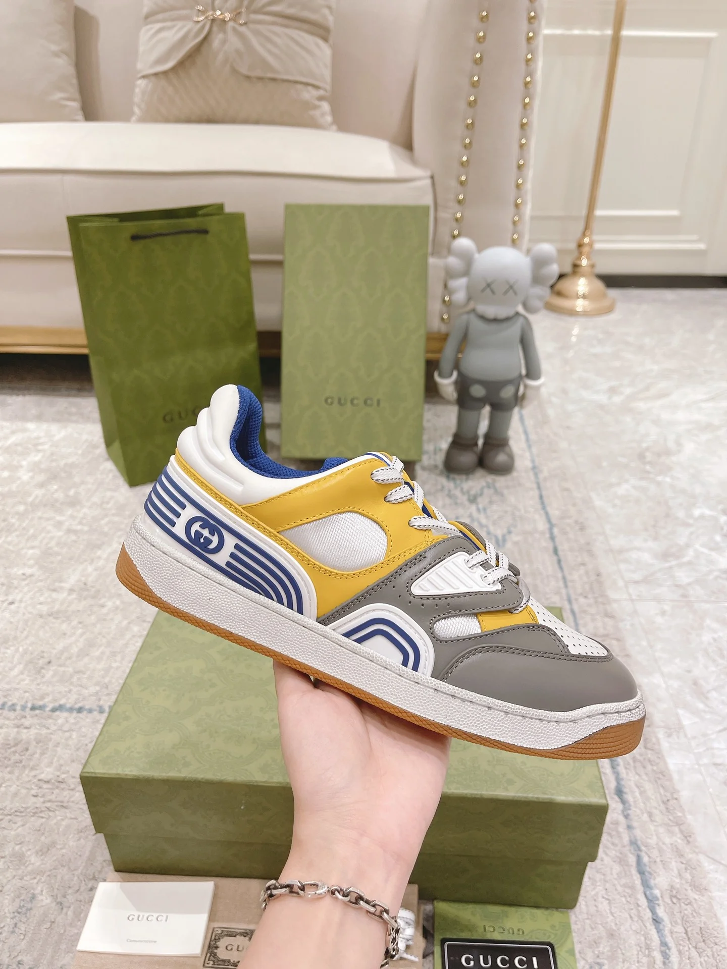 Коллекция Gucci с Недели моды в Милане 2022 — Корзина — Серия кроссовок — Парный стиль — 1