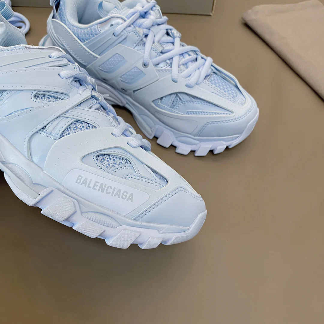 Кроссовки Balenciaga Track 3-0 на массивной подошве для пар - серия Rainbow, версия с золотой этикеткой - размеры 35-56