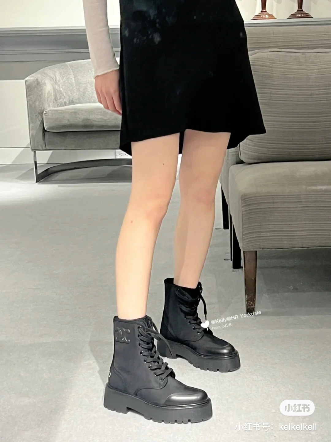 Celine - Сапоги для верховой езды - В стиле знаменитостей - Черные