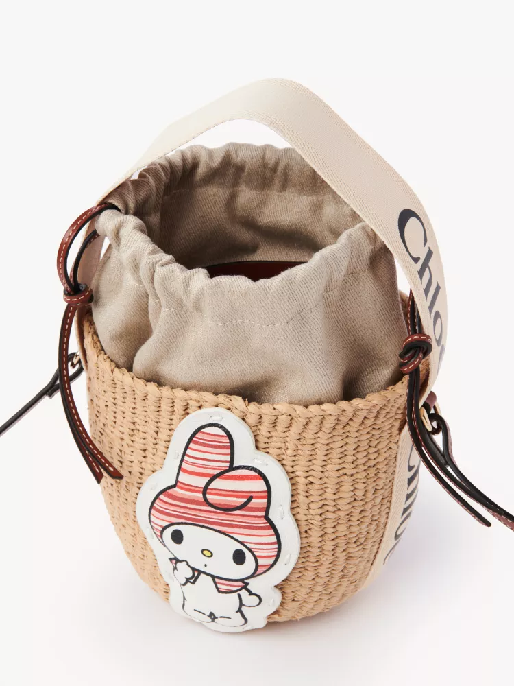 Новинка сезона весна/лето 2023 от Chloe - Маленькая деревянная корзинка - Коллекция My Melody.