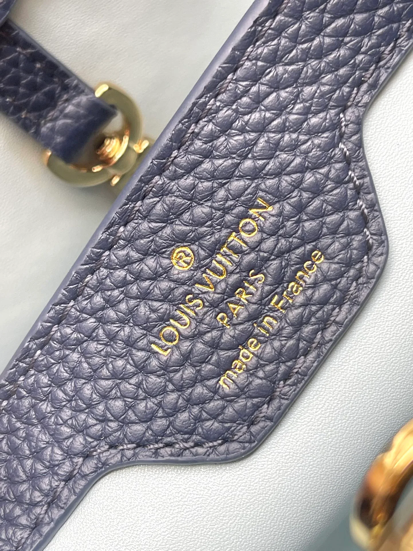 m23199-LV-Capucines Маленькая сумочка/сумка через плечо - синяя