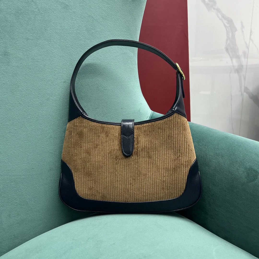 Gucci Jackie 1961 Полосатый бархат - 3