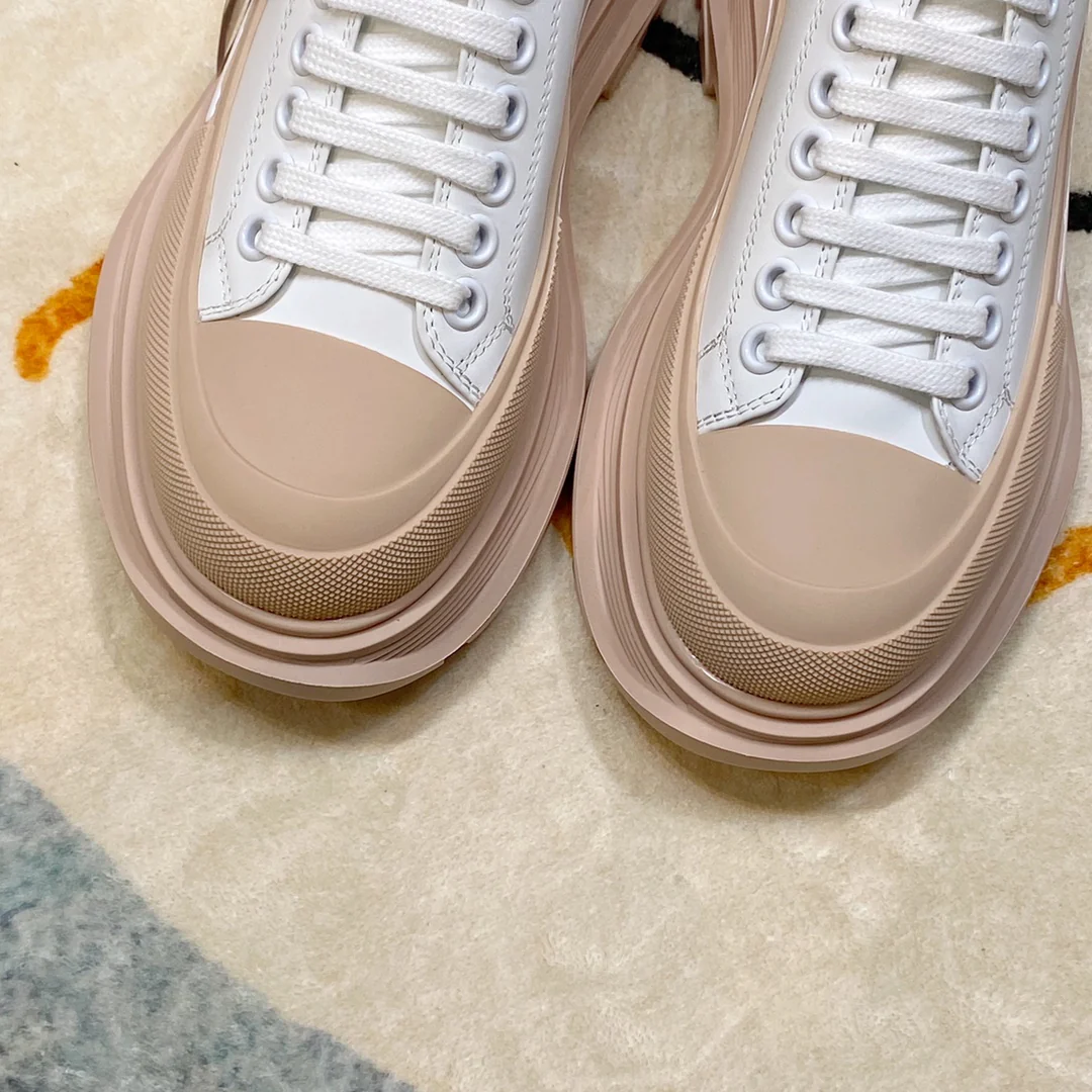 McQueen - Milk Tea Back Sole - Белые кроссовки