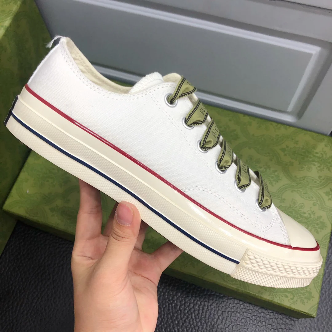 Кед Gucci из парусины - 1