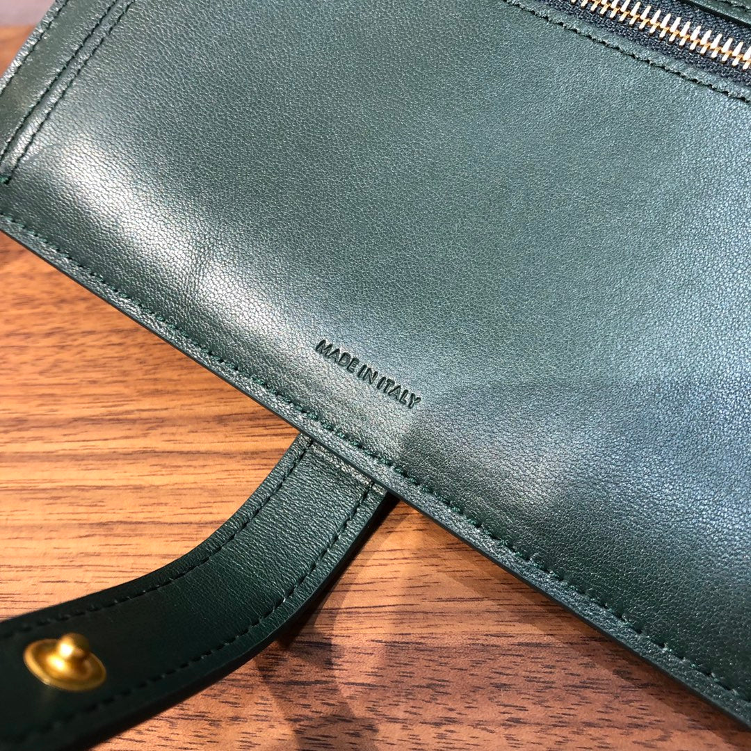 ремешок Celine, большой длинный кошелек, кожа ящерицы, 1