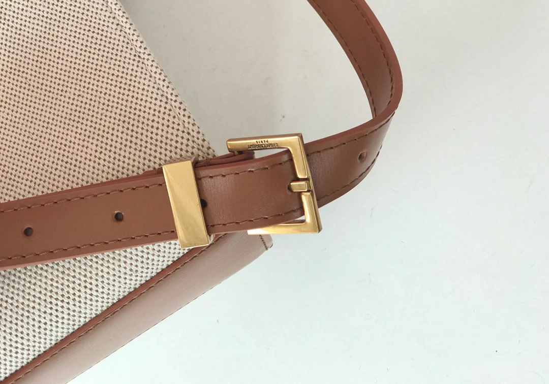 Сумка YSL Manhattan - Лен - Кожа