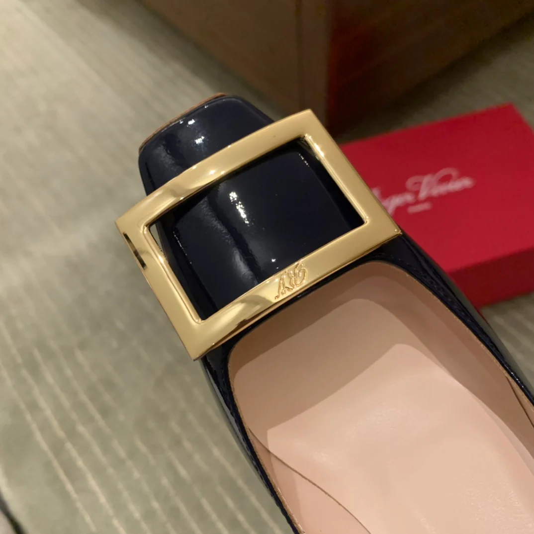 Туфли для автодомов - на высоком каблуке - темно-синие