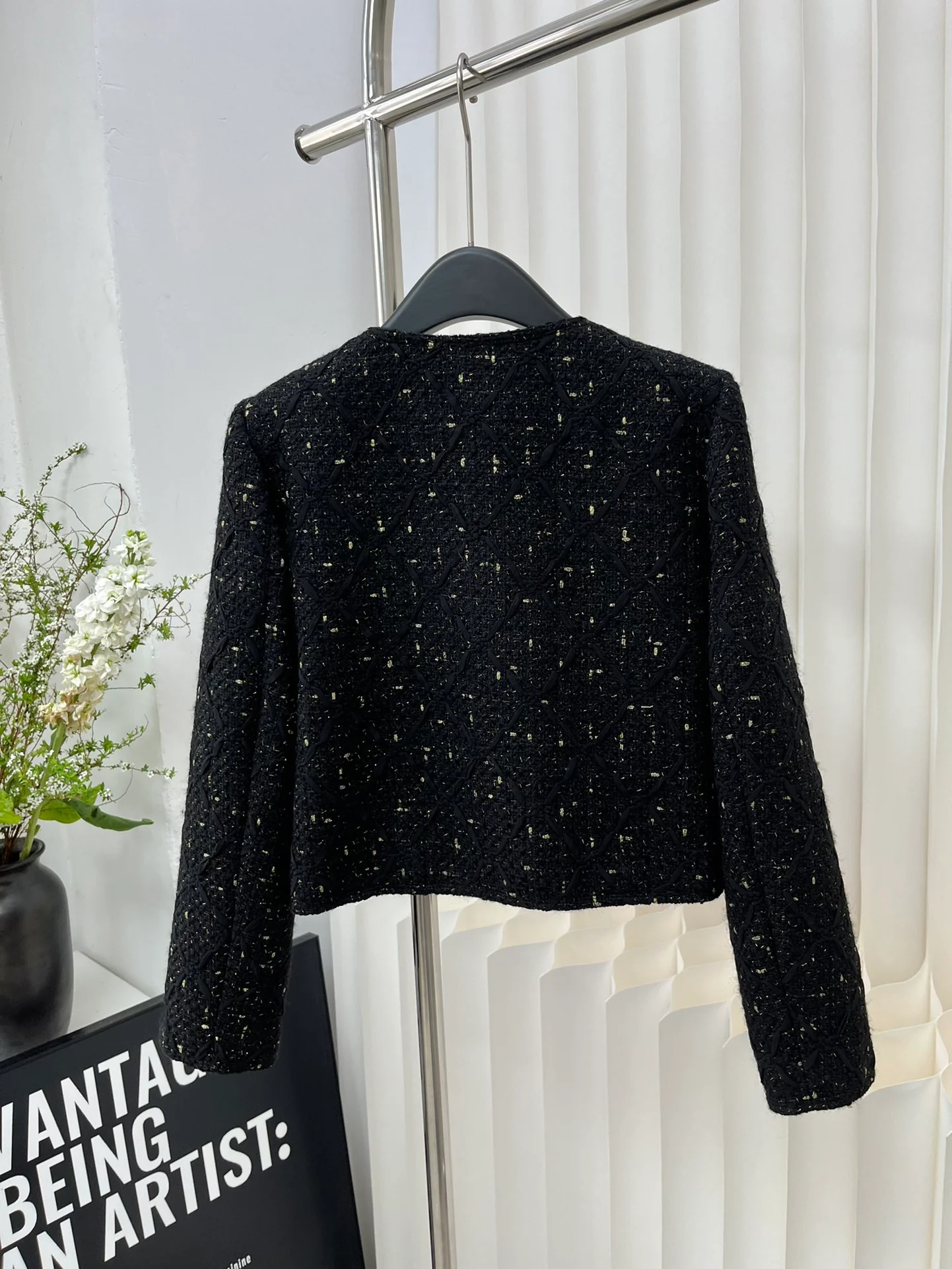 Куртка Chanel 2403 ?Камелия? — черная