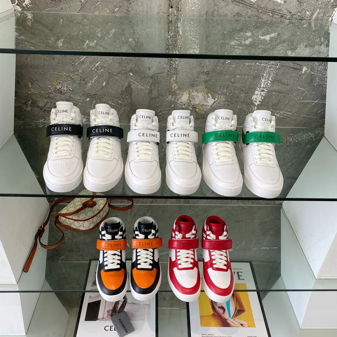 Спортивные повседневные высокие кроссовки Celine - изображение из коллекции