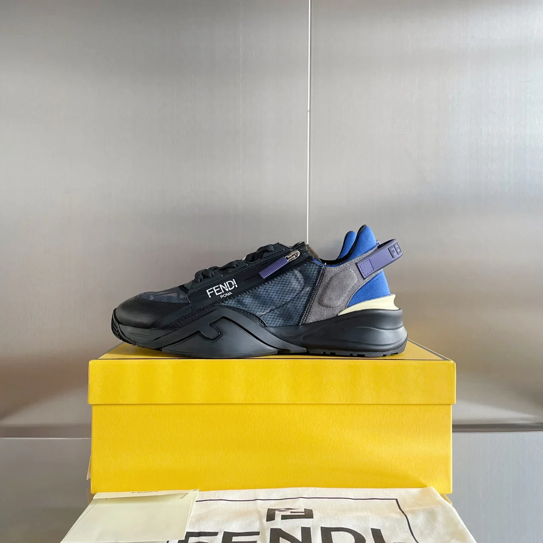 Fendi - Повседневные кроссовки - Серо-голубые