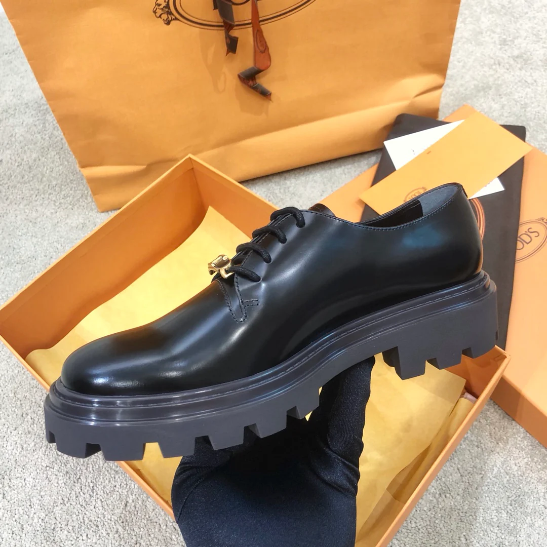 Лоферы на платформе Tods - 4