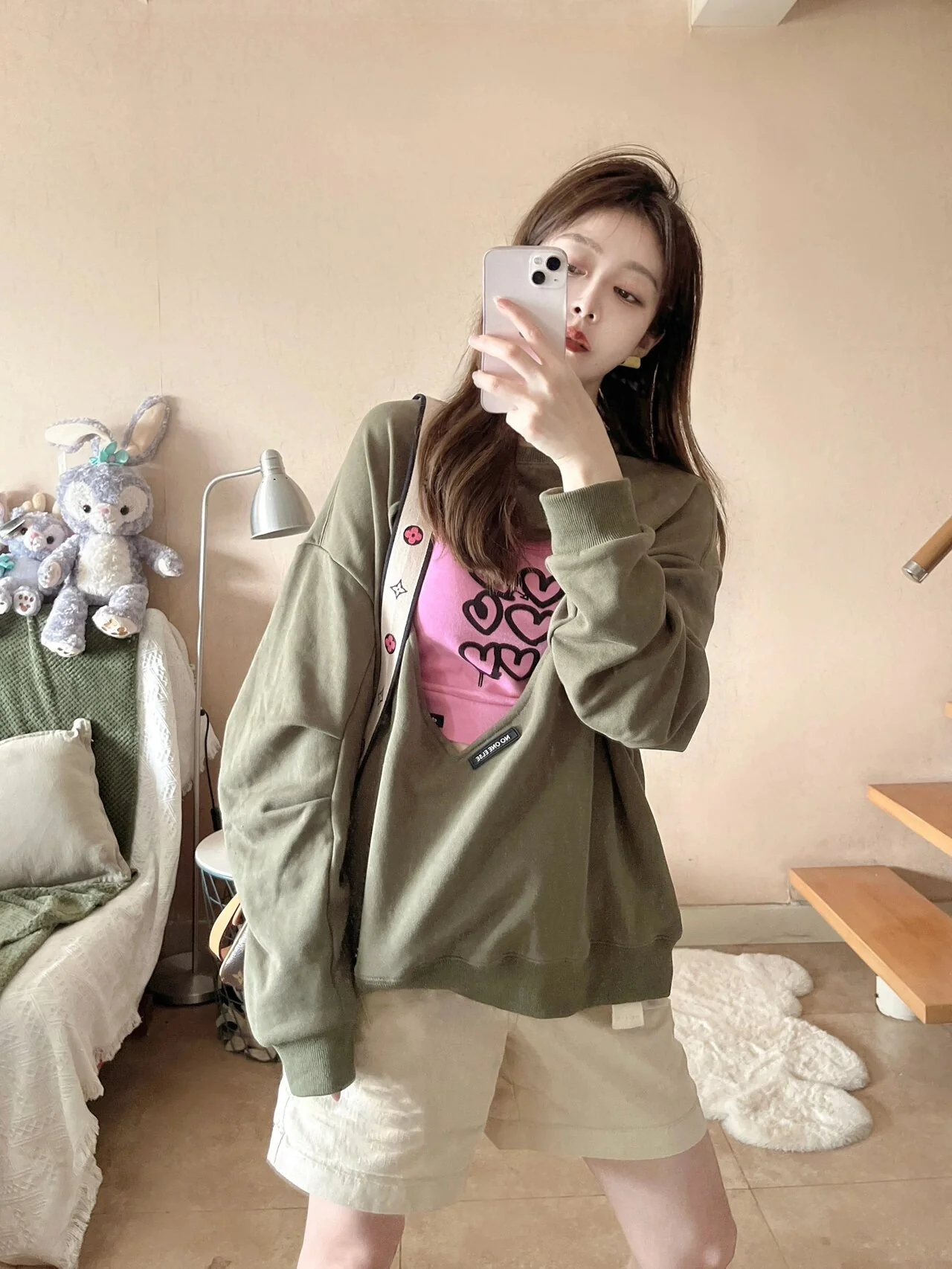 Сумка-багет m45985-LV-diane - наплечная/кроссбоди