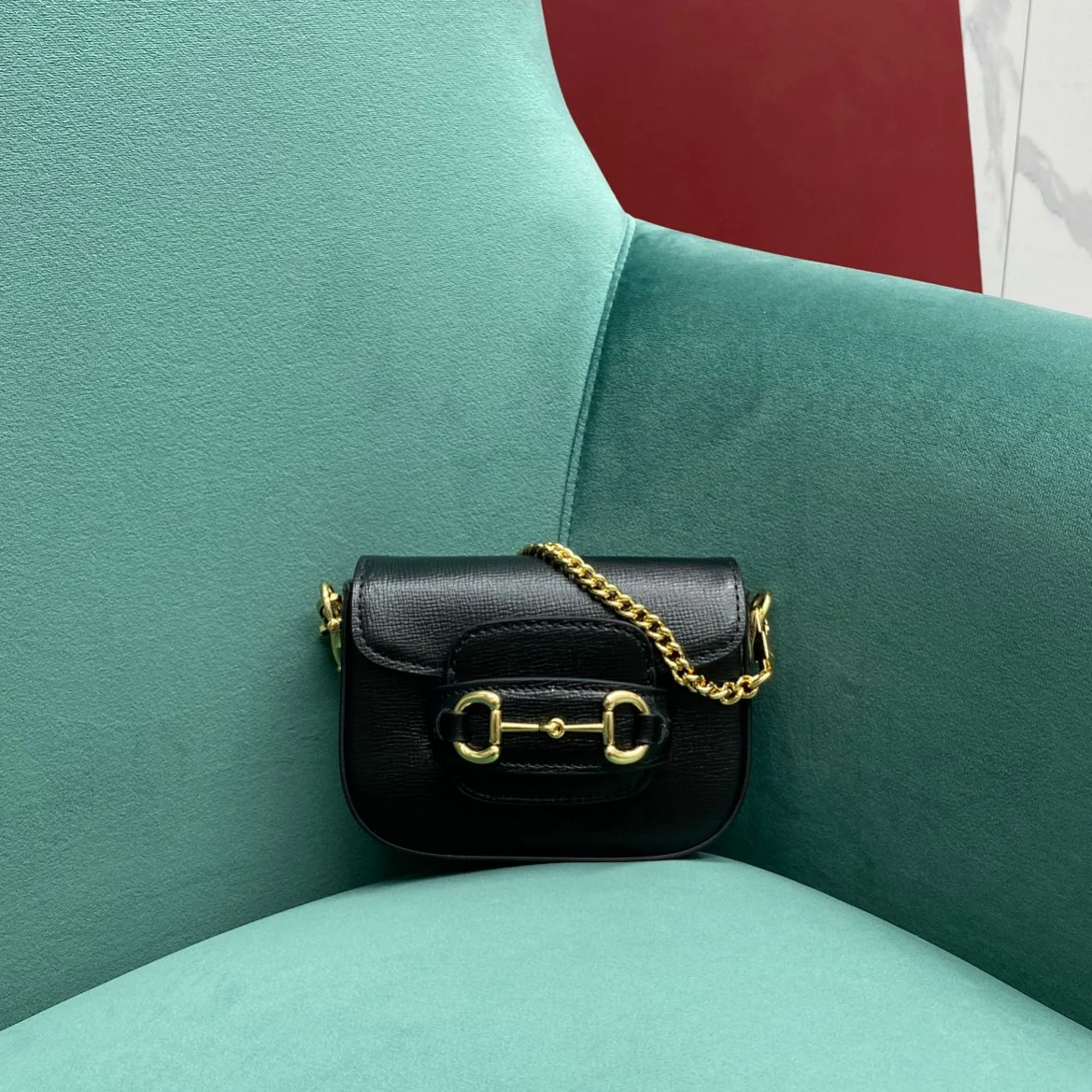 Сумка-седло Gucci 1955 - Мини - Черная