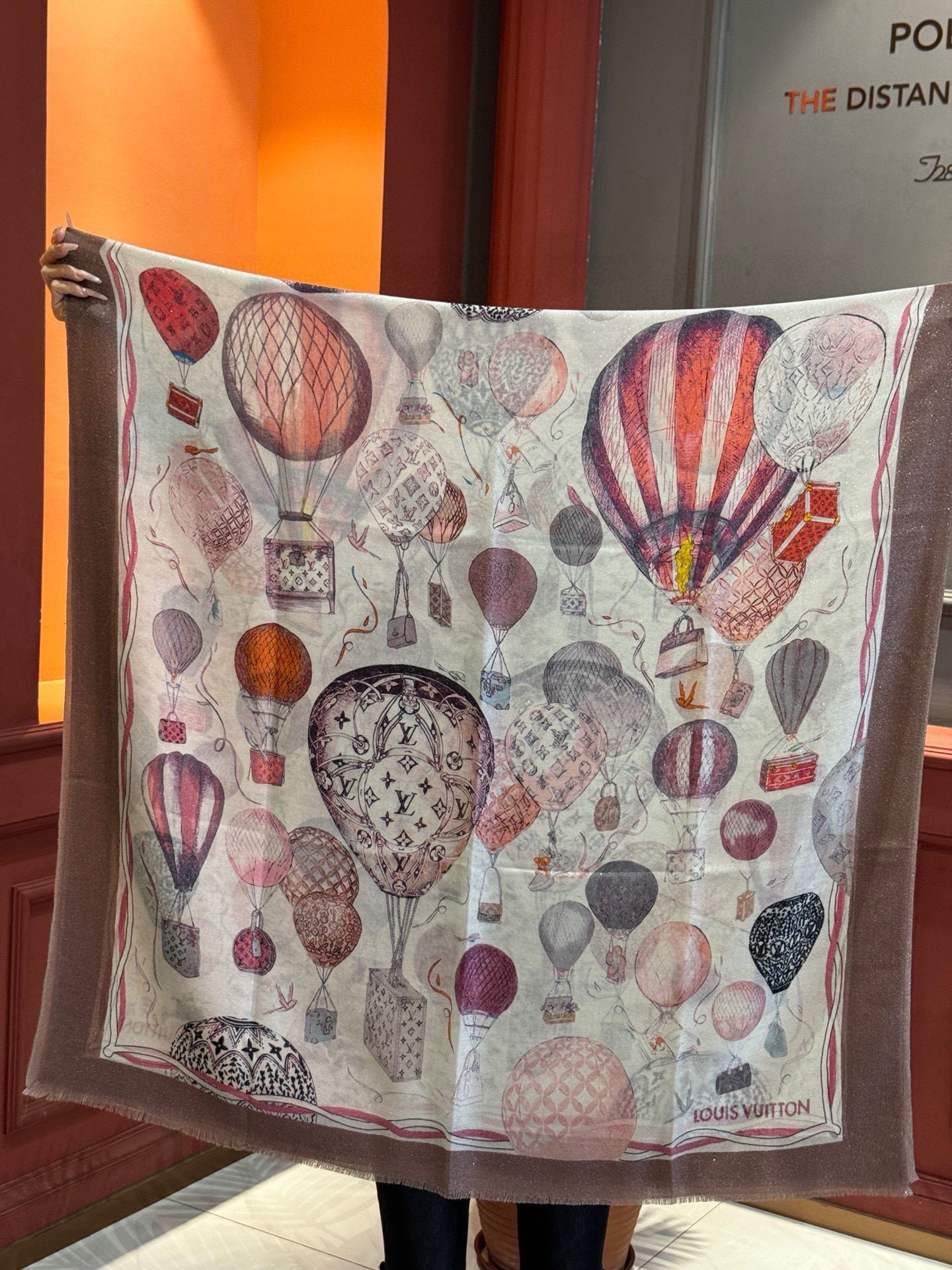 LV-2024 Классический большой носовой платок в форме воздушного шара