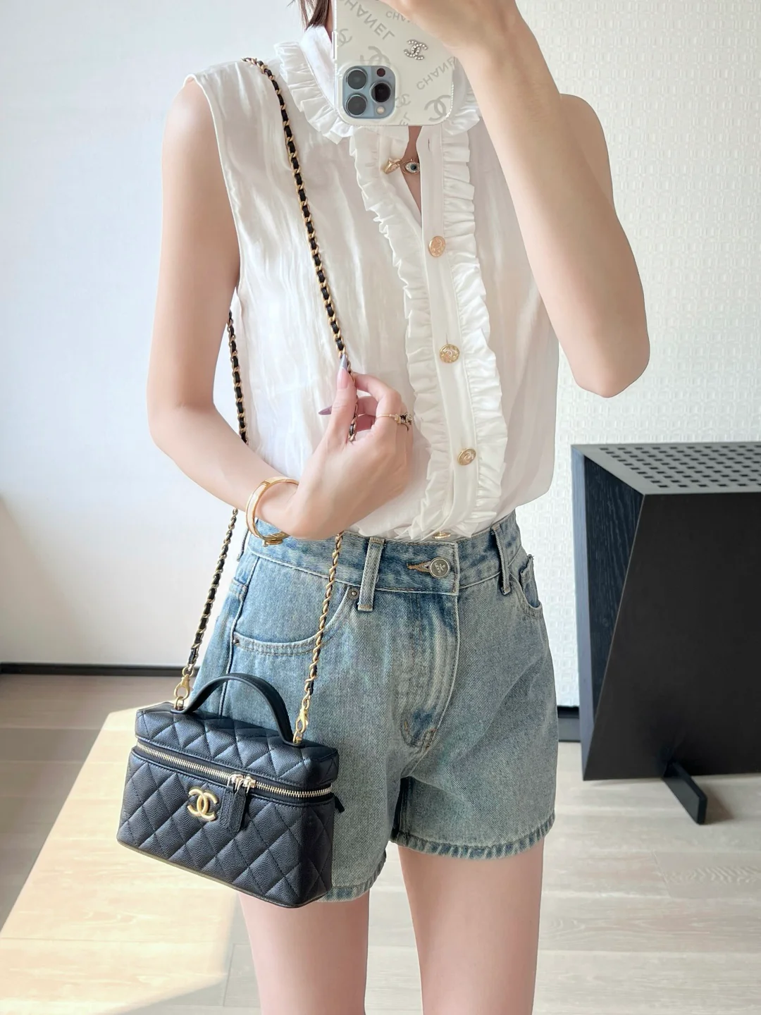 Клатч Chanel 25p-LP Box - черный