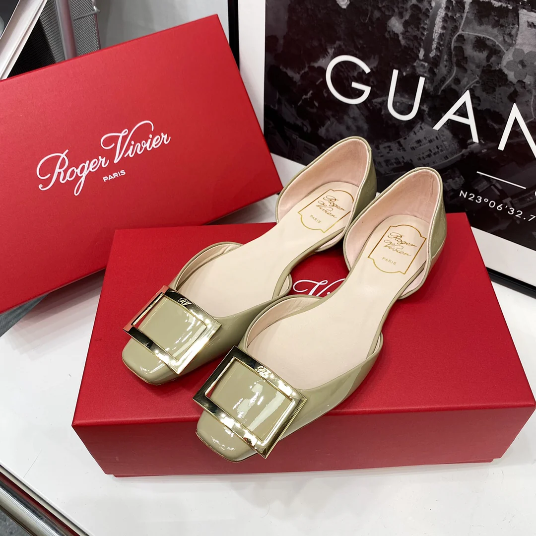 RV-Flat Bottom Hollow Square Toe-Elephant Gray