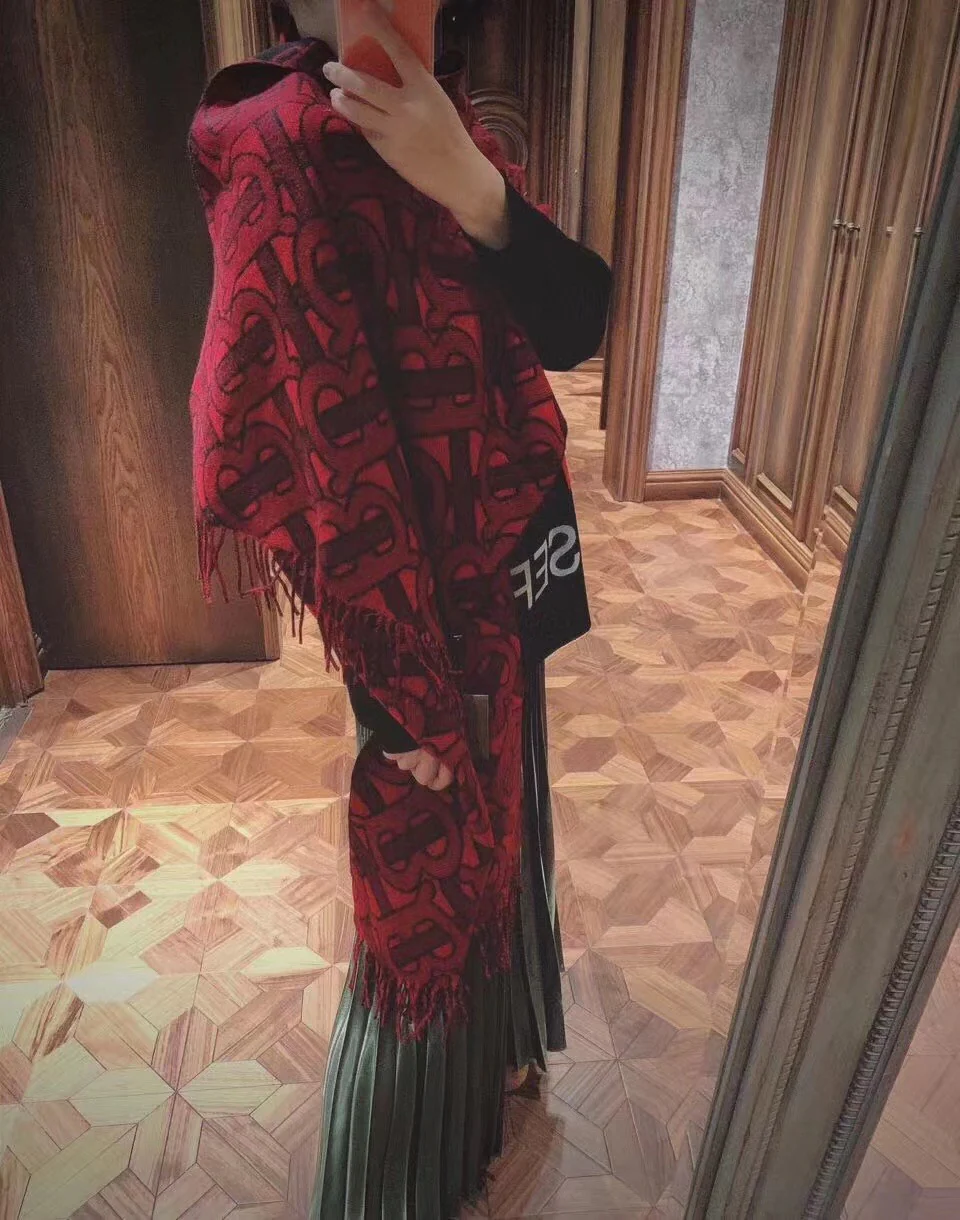 Классический кашемировый шарф/шаль Burberry - 50 см - 200 см - 100 см