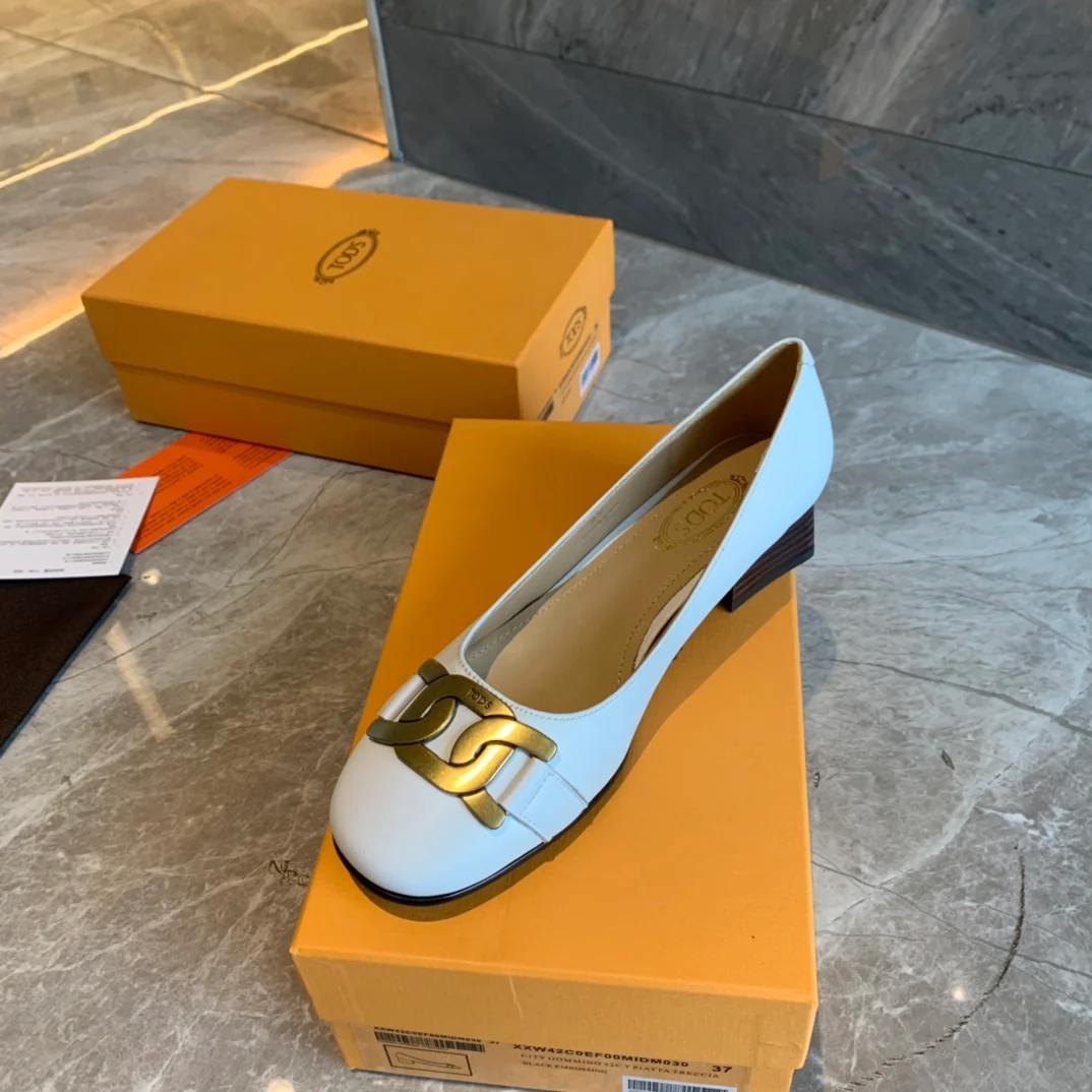 Туфли на низком каблуке Tods - 1