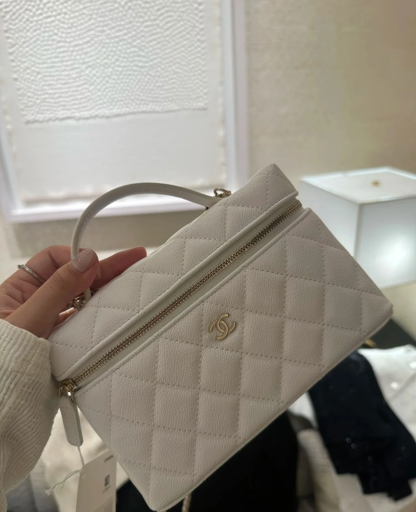 Сумка для ланча Chanel 25c-LP - белая