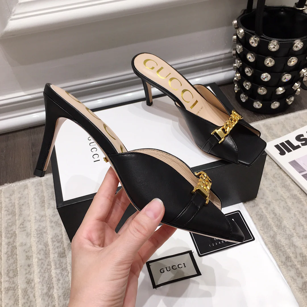 Gucci - Сандалии на шпильке - 1