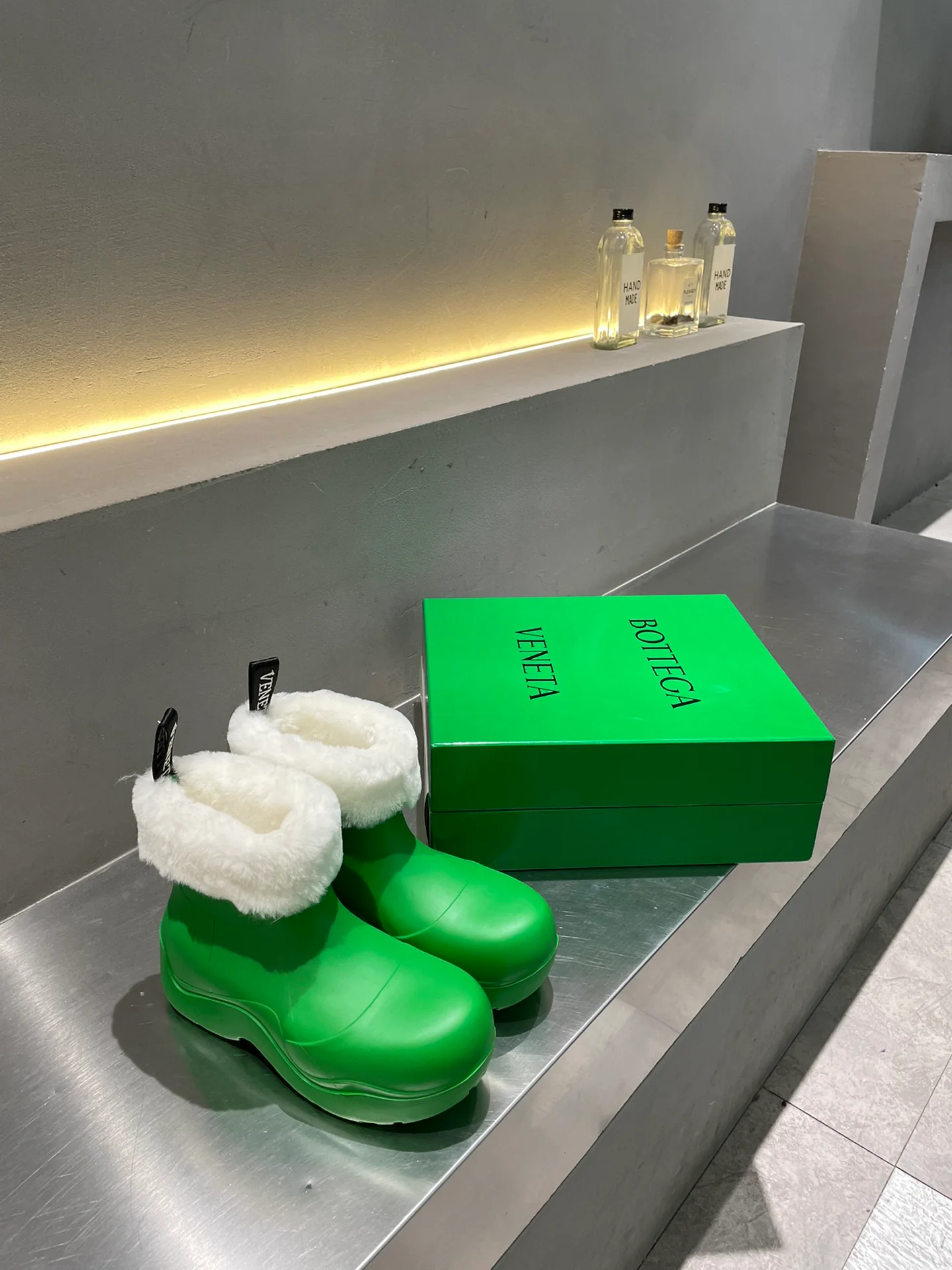 BV - Шерстяные зимние сапоги - Зеленые