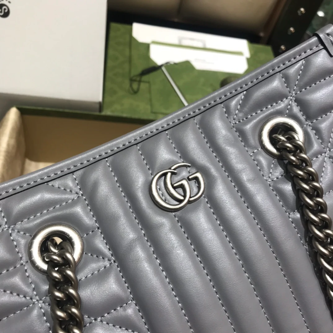 Маленькая сумка-шоппер Gucci Marmont из геометрической серии - 2 шт.