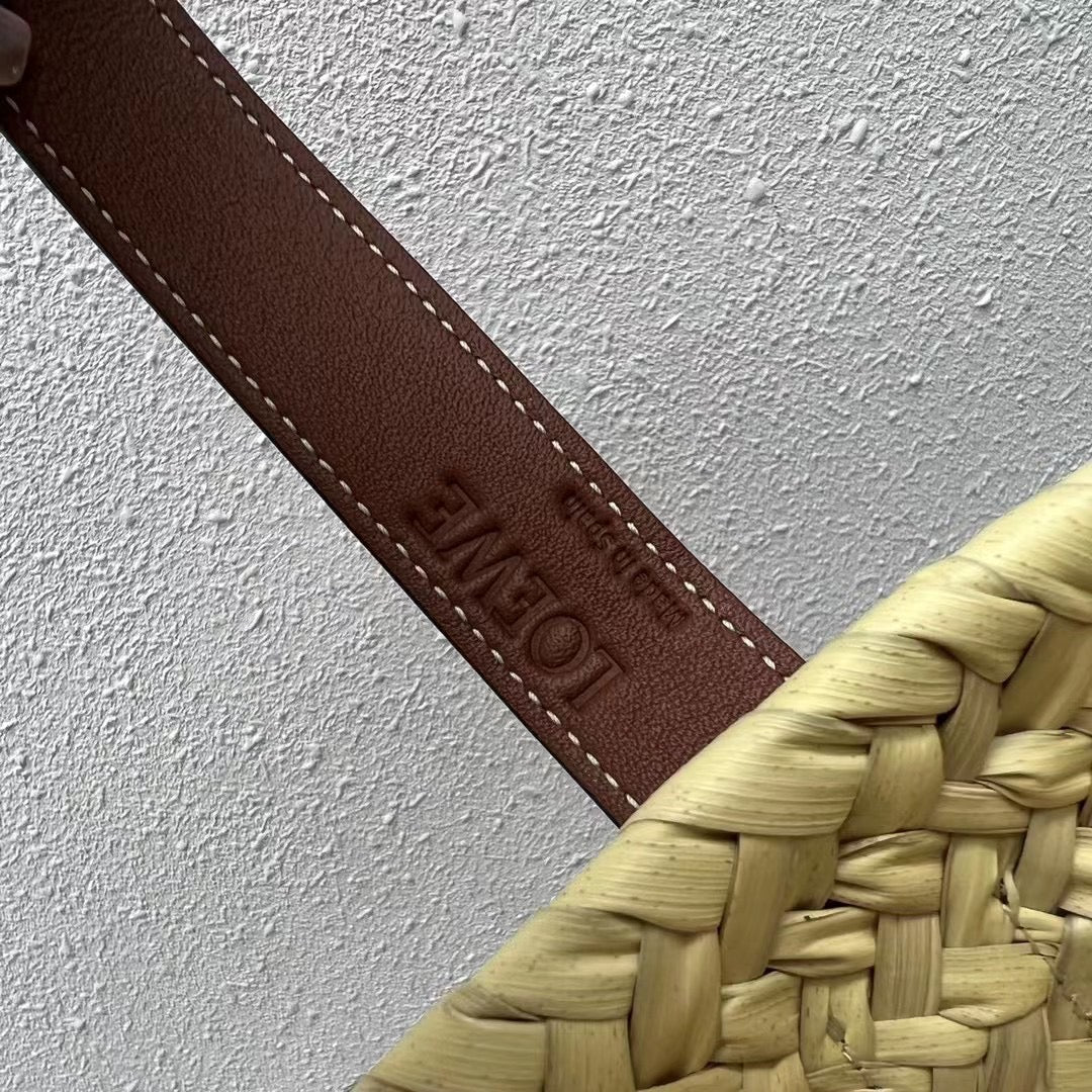 Соломенная сумка Loewe - 40 см - Большая - Коричневая