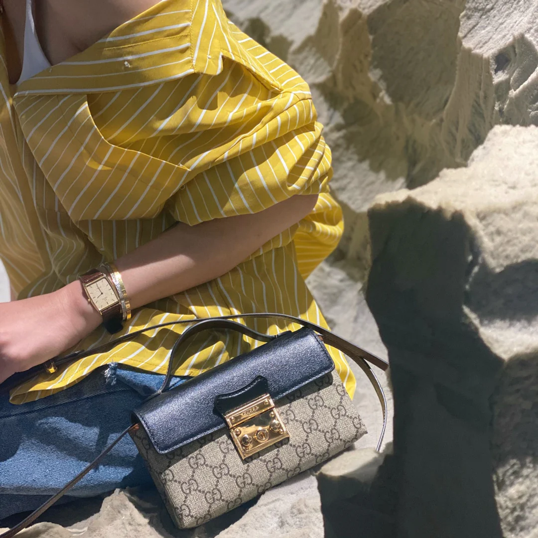 Замок Gucci — реальные фотографии людей, носящих замок Gucci.