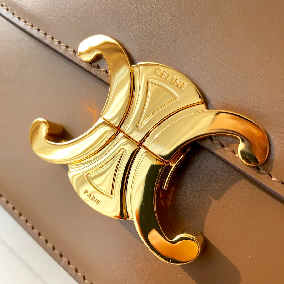 Сумка Celine Triomphe из телячьей кожи - подростковая - 18 - 5 см - 3