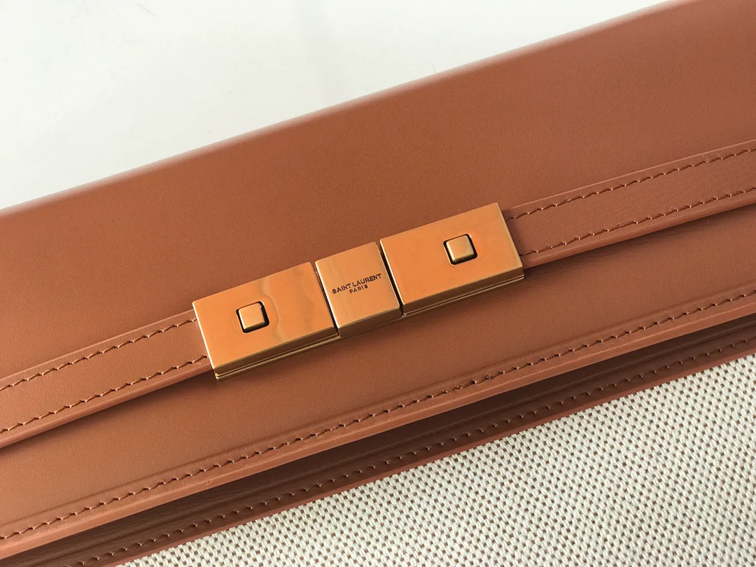 Сумка YSL Manhattan - Лен - Кожа