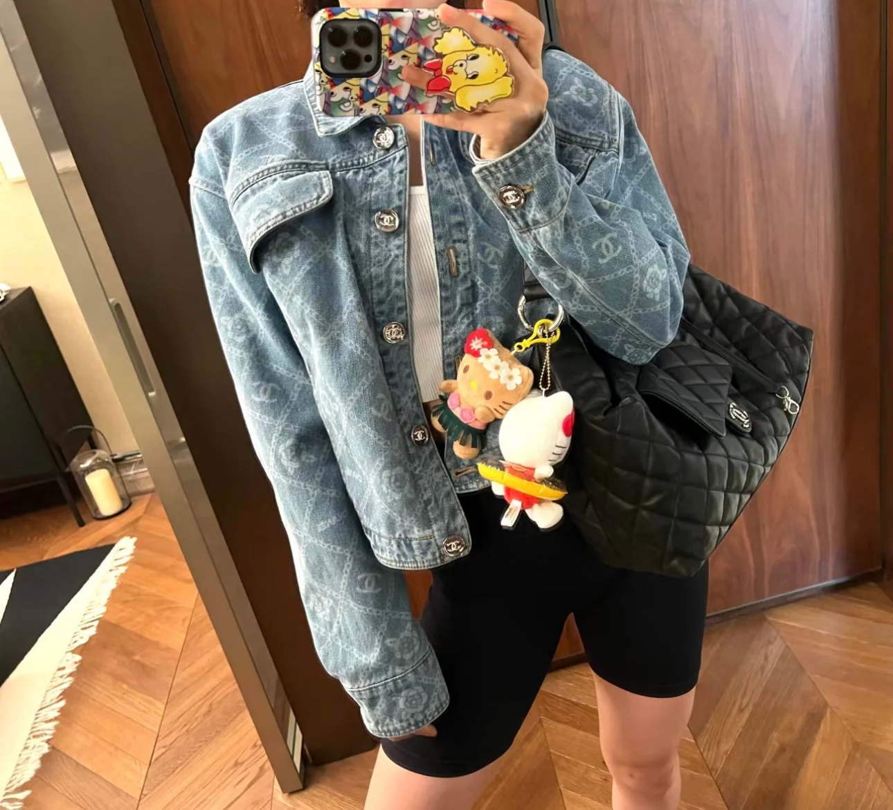 Сумка Chanel 23 Bhobo Underarm Hippie Bag - черная