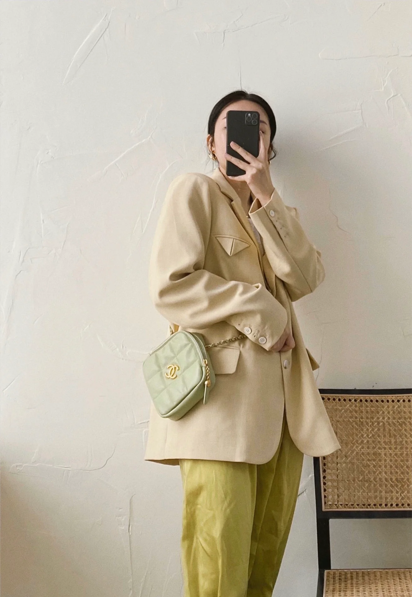 Маленькая квадратная сумка Chanel