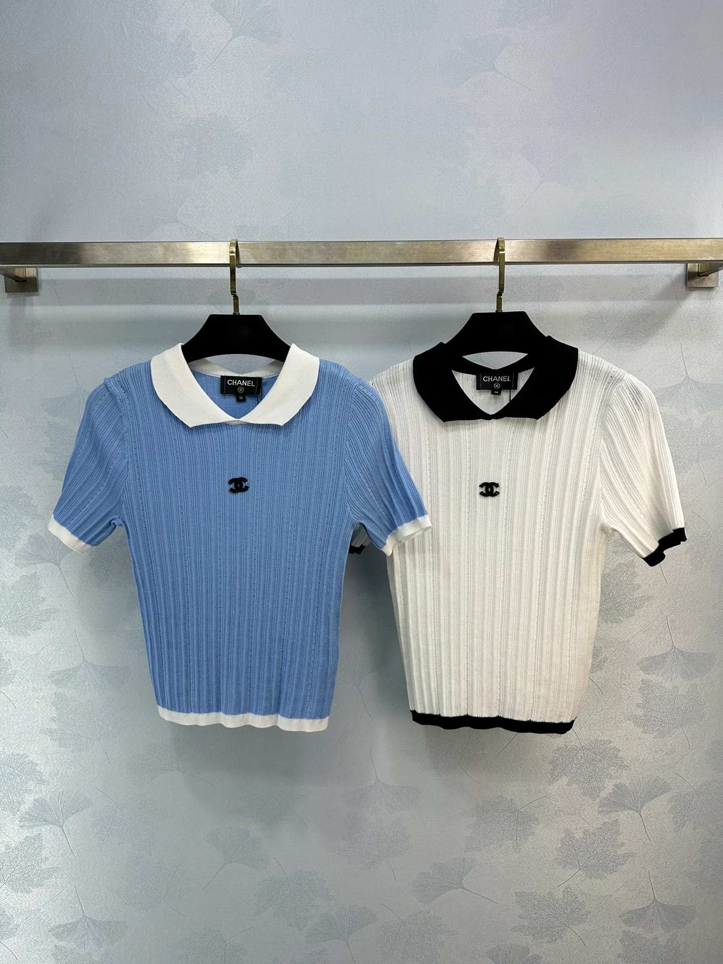 Chanel 2404 Весна/Лето Новинка Изысканный, похожий на фею короткий топ из пряжи - Белый