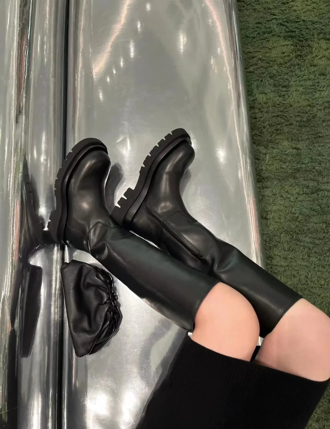 Новая модель BV 2022 — сапоги для верховой езды на платформе — фотографии вживую.