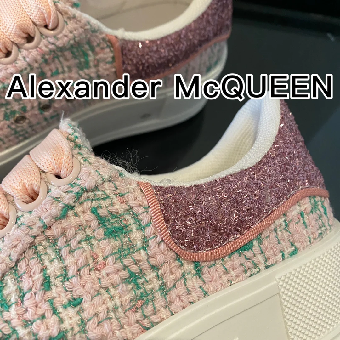 McQueen - Верх из шерсти - Подошва сзади - Ковшовые туфли