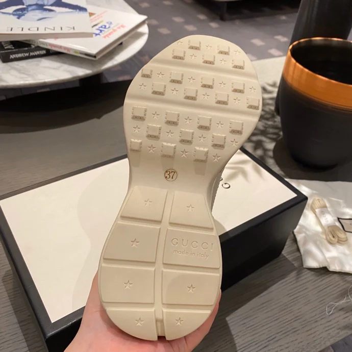 Массивные кроссовки Gucci - унисекс - 6