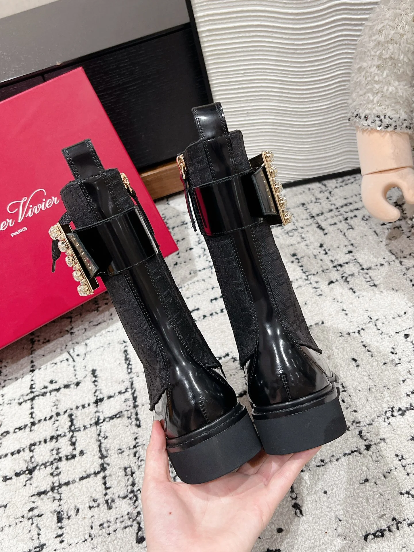 Сапоги для верховой езды RV-2024 - черные