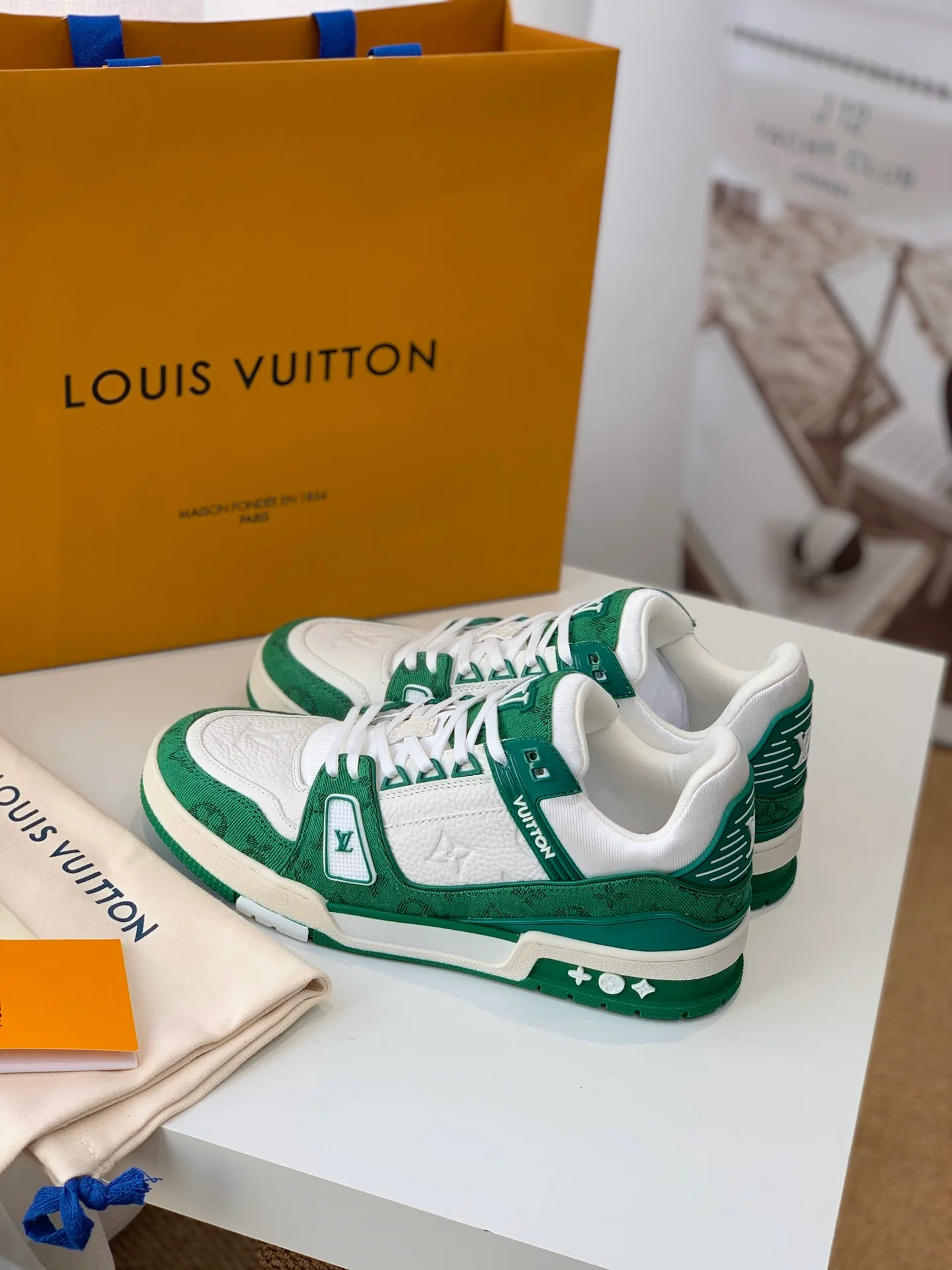 Кроссовки LV Trainer Series - Унисекс - Зелёные