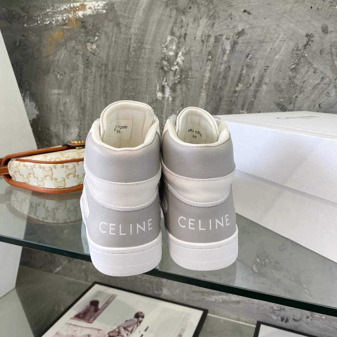 Высокие кроссовки Celine - унисекс - серые