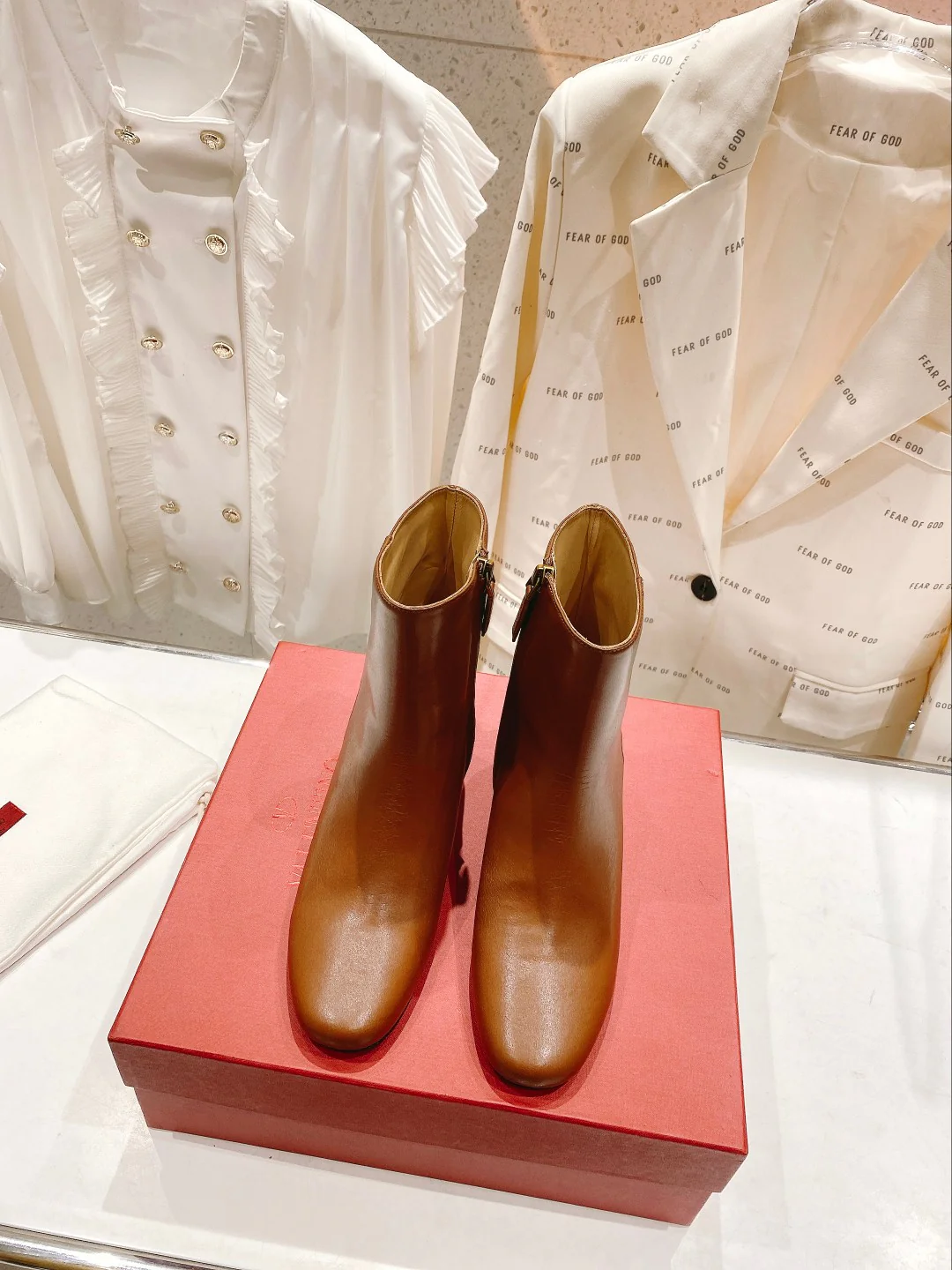 Valentino - Ботильоны - Верблюжий цвет