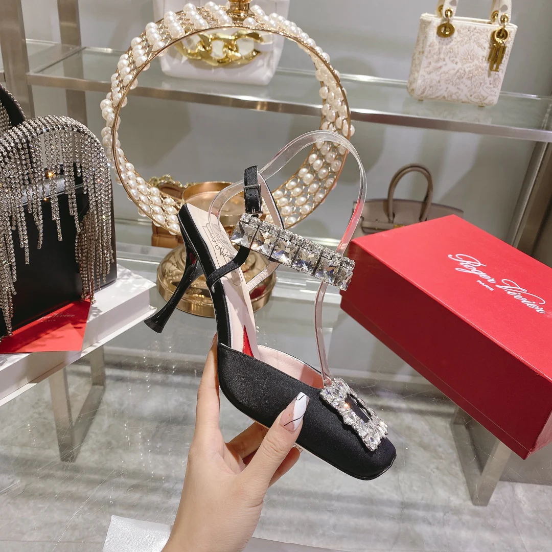 Обувь RV Shoes - Новинка ранней весны 2023 года - Туфли на каблуке с квадратным носком