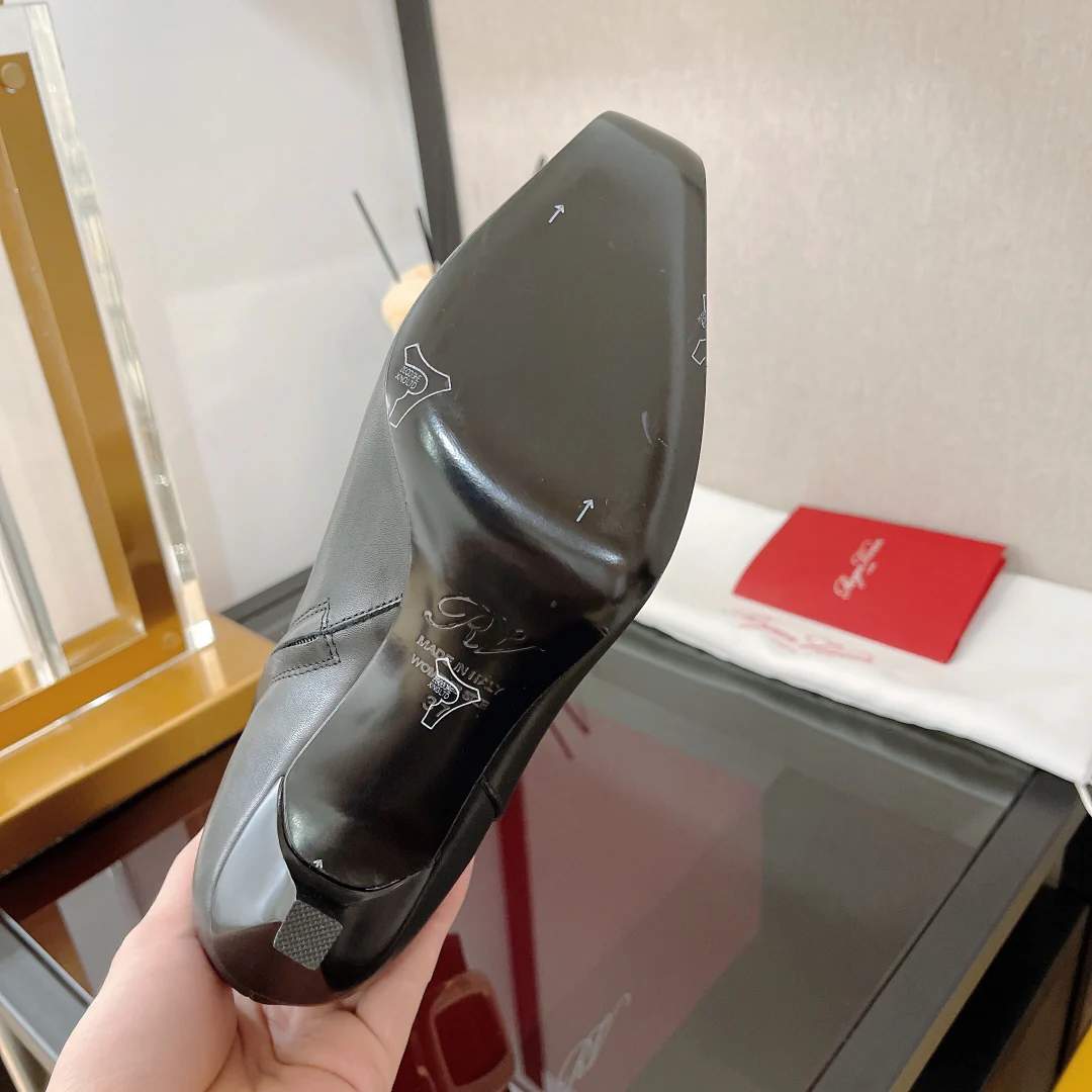 Обувь RV - Новинка сезона осень/зима 2022 - Ботильоны на шпильке - Черные