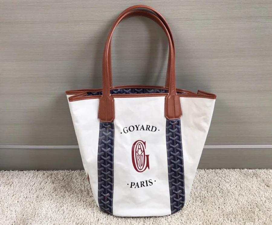 Новинка 2018 года от Goyard - в стиле Сунь Цзяня - двусторонняя пляжная сумка - синяя