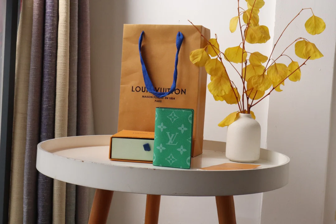 LV-m31041-Карманный кошелек-Зеленый