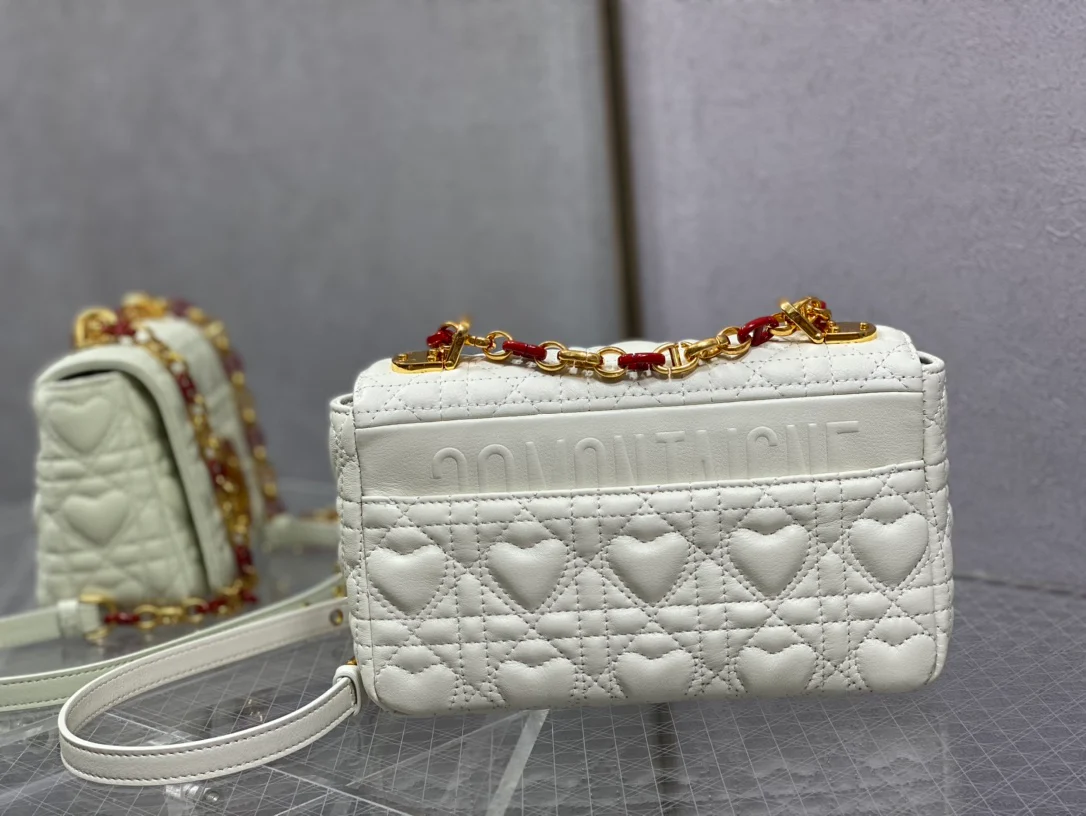Dior Caro - Коллекция ?Фестиваль Циси? в форме сердца - Маленький размер - Белый