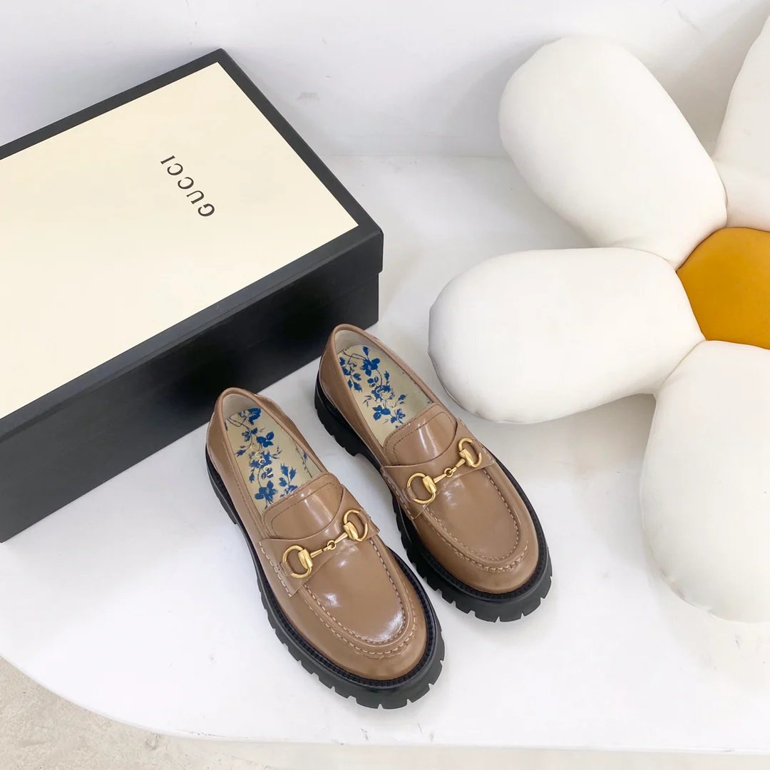 Лоферы на платформе Gucci - 4