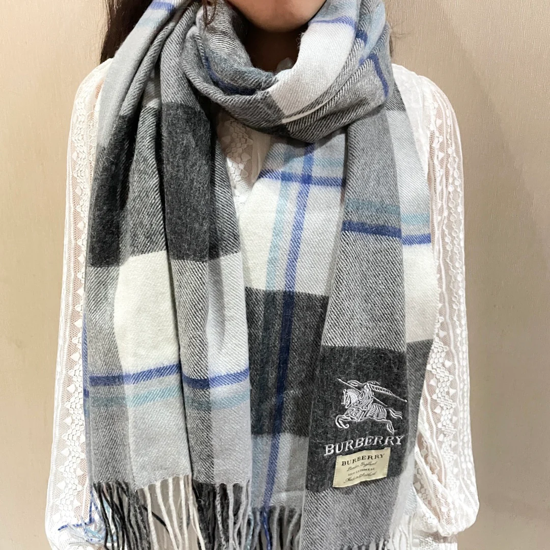 Классический клетчатый шарф Burberry - 70-200 см