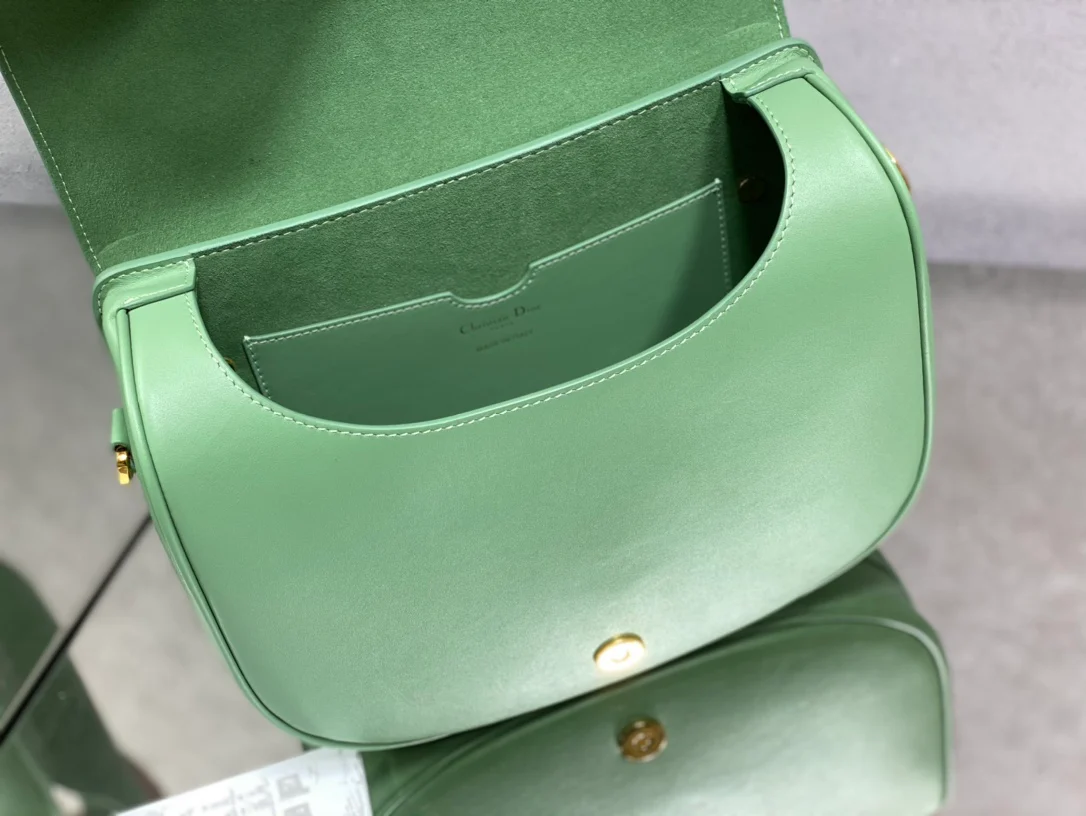 Dior Bobby Large 27 см, мятно-зеленая кожа