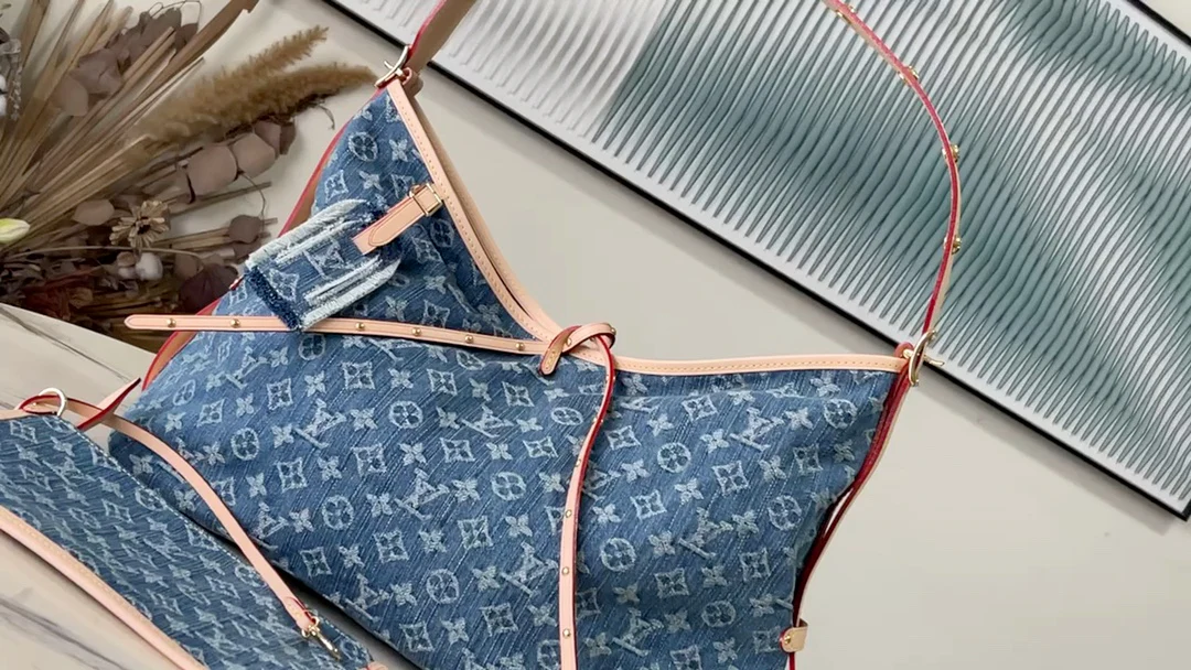 m46855-LV-carryall-mm сумка-кроссбоди-сумка на плечо-джинсовая