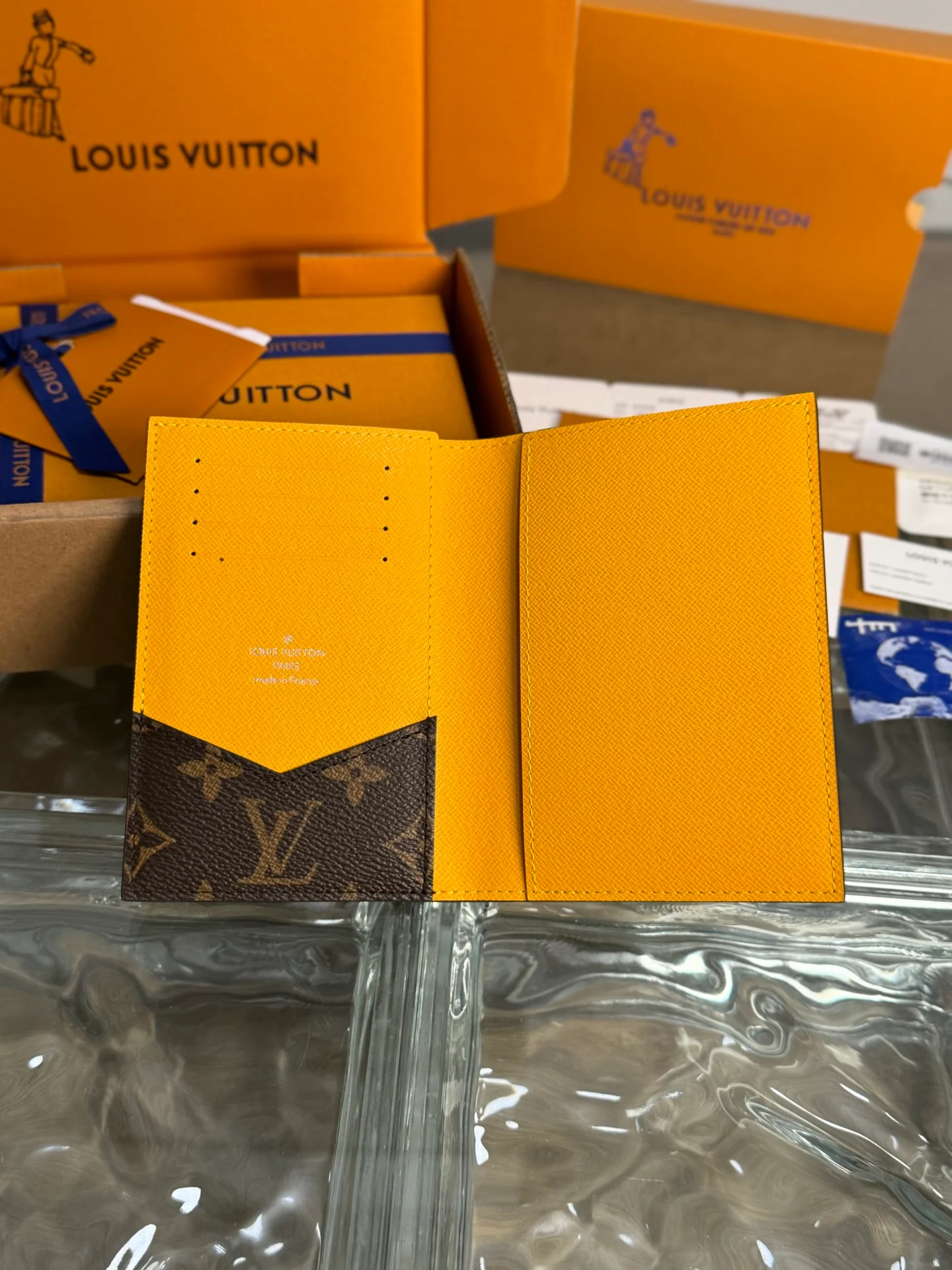 LV-m12827-colormania держатель для паспортной карты-оранжевый